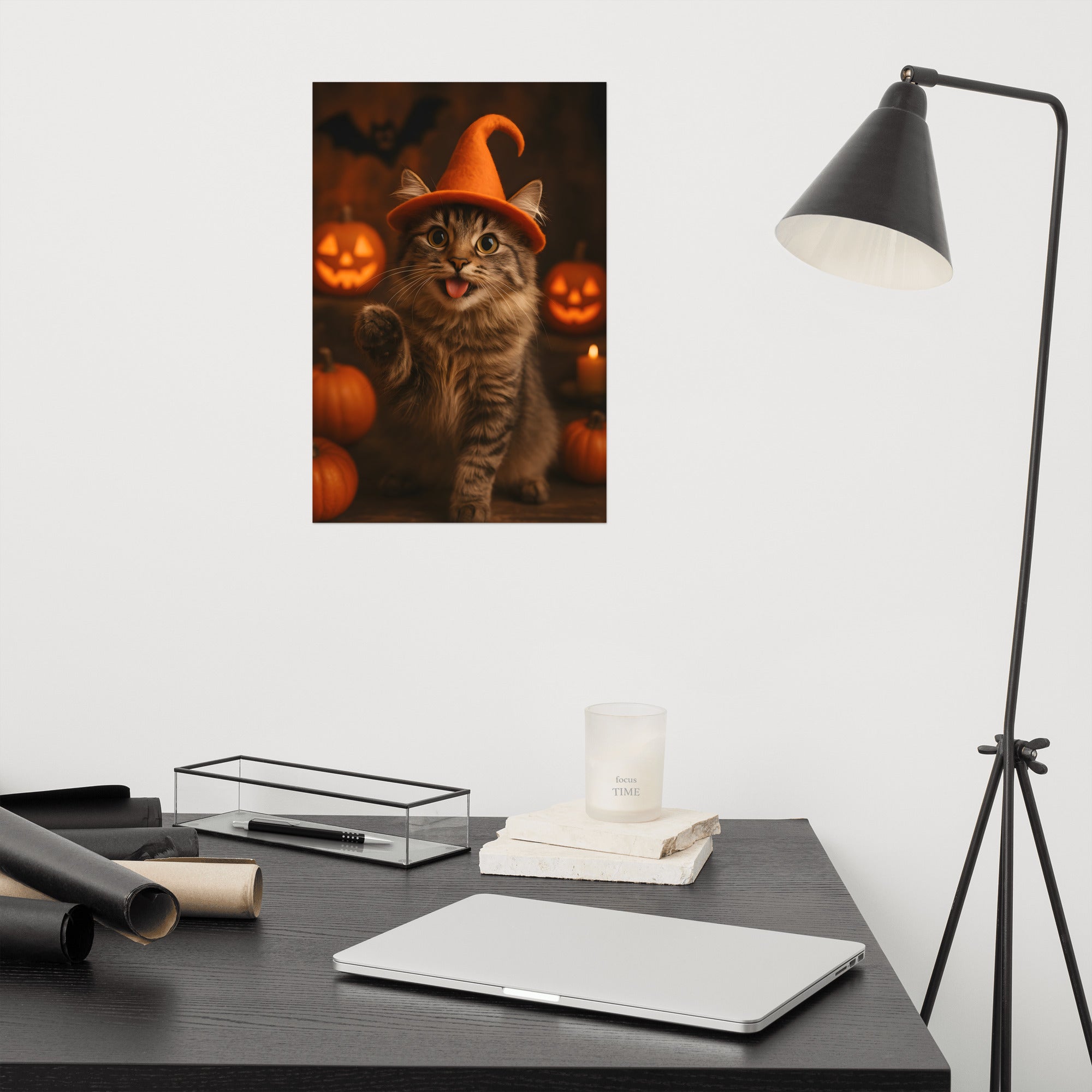 Halloween Kitty Poster
